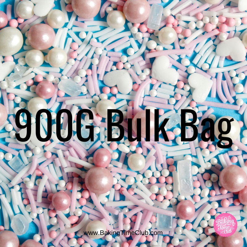 Bulk Bag - Cotton Candy Kisses Sprinkles (Best Before 30 Jun 2024)
