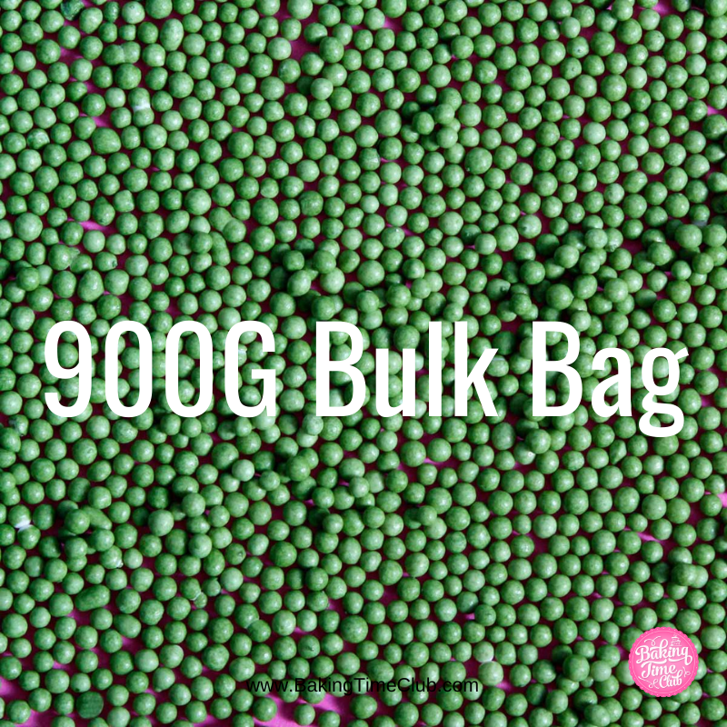 Bulk Bag - Green Nonpareils 100s & 1000s (Best Before 30 Jun 2024)