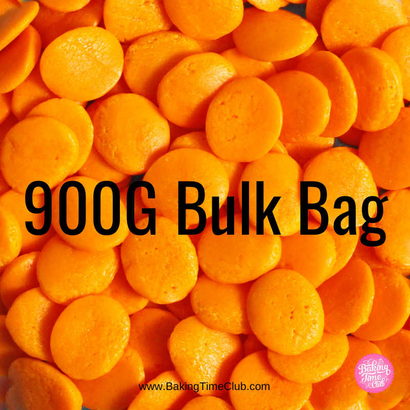 Bulk Bag - Orange JUMBO Sequins Confetti Sprinkles (Best Before 30 Jun 2025)