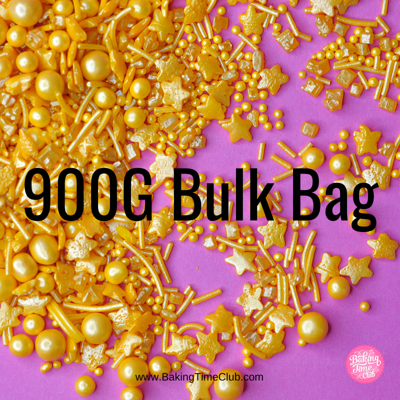 Bulk Bag - Life is Gold Sprinkles (Best Before 31 Dec 2024)