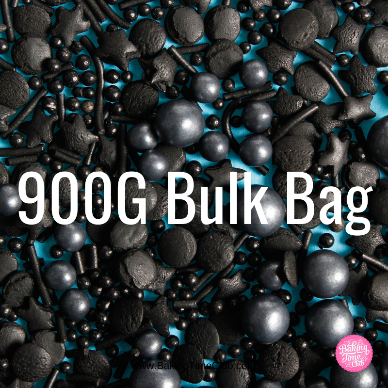 Bulk Bag - Obsidian Black Sprinkle Mix (Best Before 30 Jun 2024)
