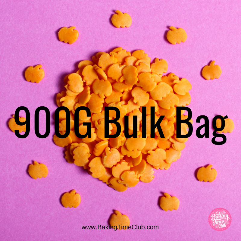 Bulk Bag - Orange Pumpkins Halloween Sprinkles (Best Before 30 Jun 2024)