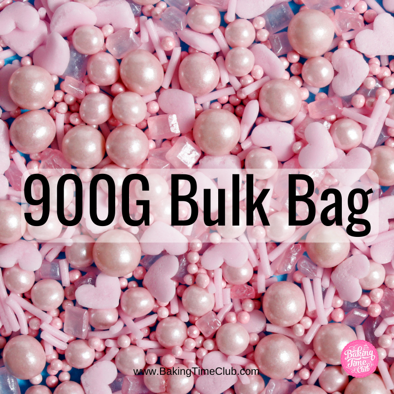 Bulk Bag - Pretty In Pink Sprinkles Mix (Best Before 30 Jun 2024)