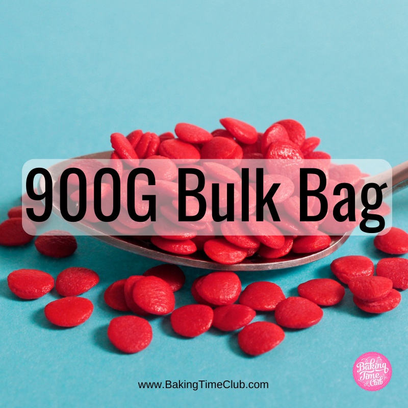 Bulk Bag - Red REGULAR Sequins Confetti Sprinkles (Best Before 28 Dec 2024)