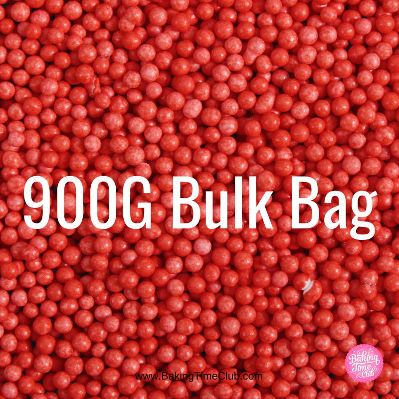 Bulk Bag - Red Nonpareils 100s & 1000s (Best Before 28 Dec 2025)