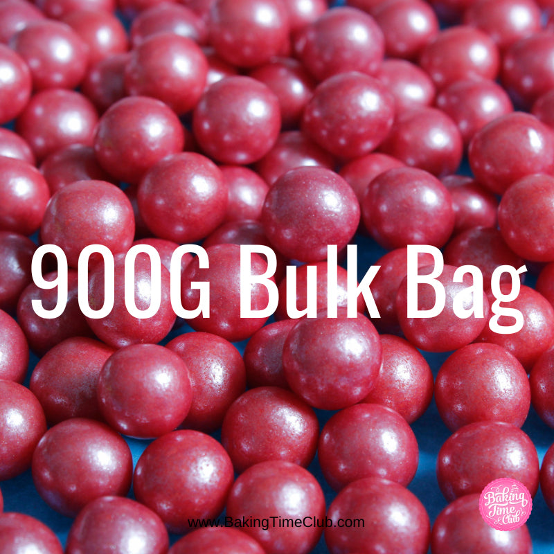 Bulk Bag - Red 8mm Pearls (Best Before 28 Dec 2024)