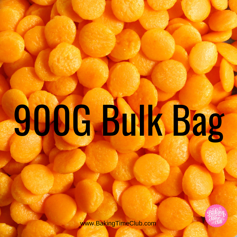 Bulk Bag - Orange REGULAR Sequins Confetti Sprinkles (Best Before 28 Dec 2024)
