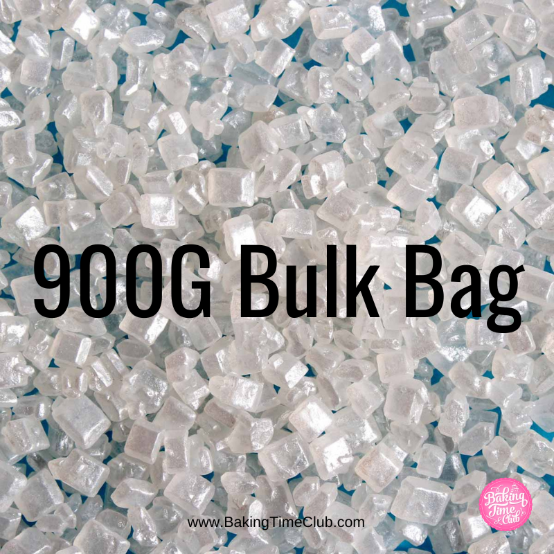 Bulk Bag - White Sugar Crystals Sprinkles (Best Before 30 Jun 2025)