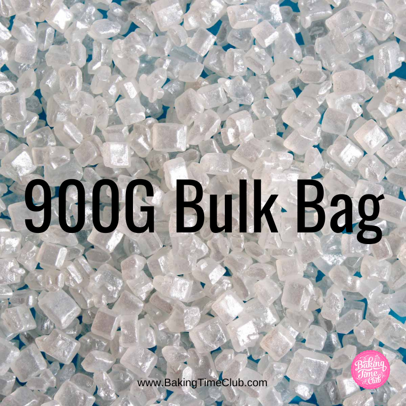 Bulk Bag - White Sugar Crystals Sprinkles (Best Before 28 Dec 2024)