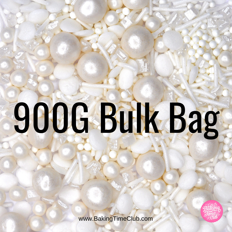 Bulk Bag - White Wedding Sprinkles (Best Before 28 Dec 2024)