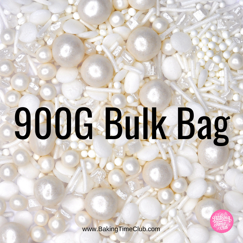 Bulk Bag - White Wedding Sprinkles (Best Before 30 Jun 2024)
