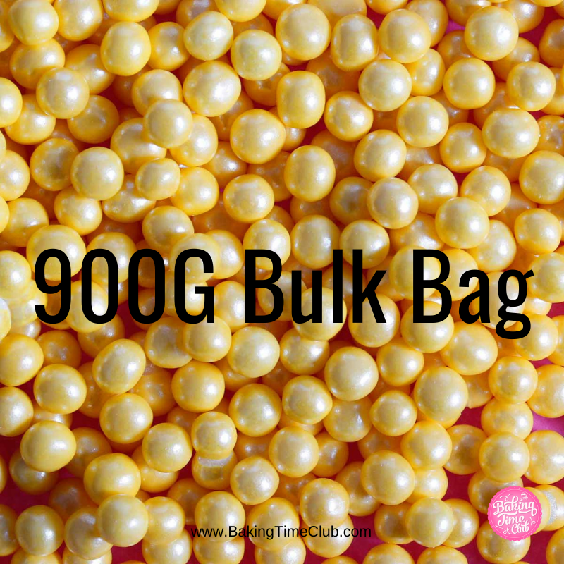 Bulk Bag - Yellow 4mm Pearls (Best Before 30 Jun 2024)