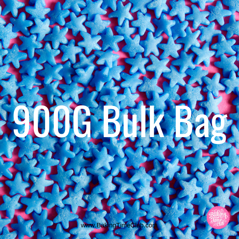 Bulk Bag - Blue Stars Confetti Sprinkles