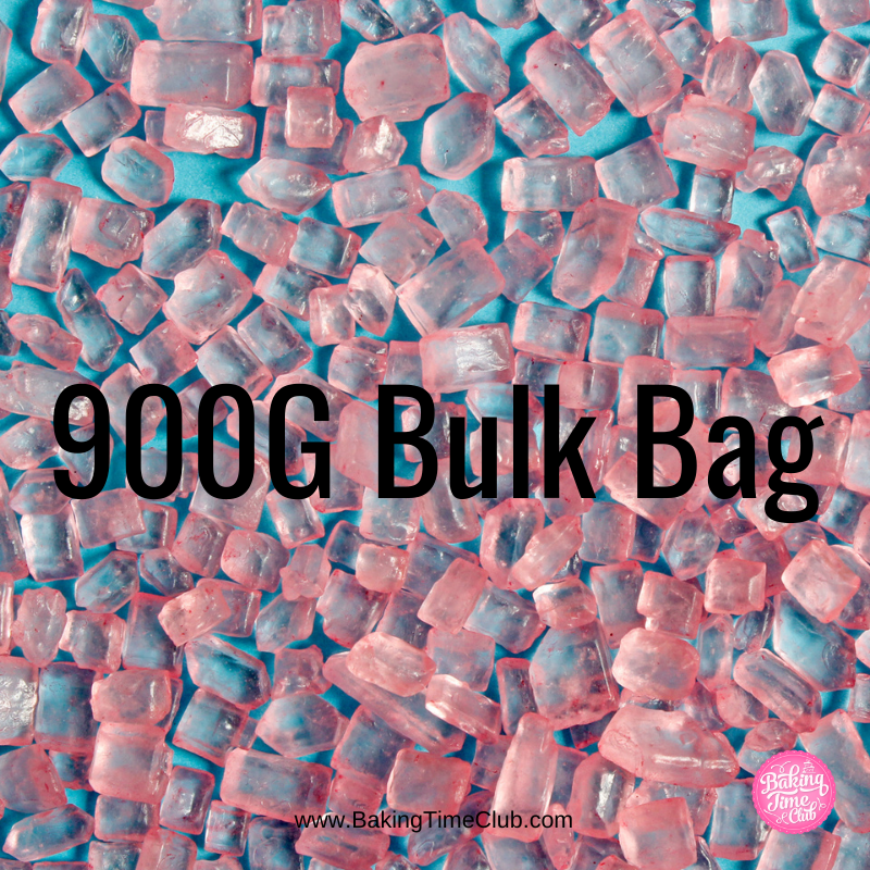 Bulk Bag - Pink Sugar Rocks Matte Sprinkles (Best Before 30 Jun 2025)