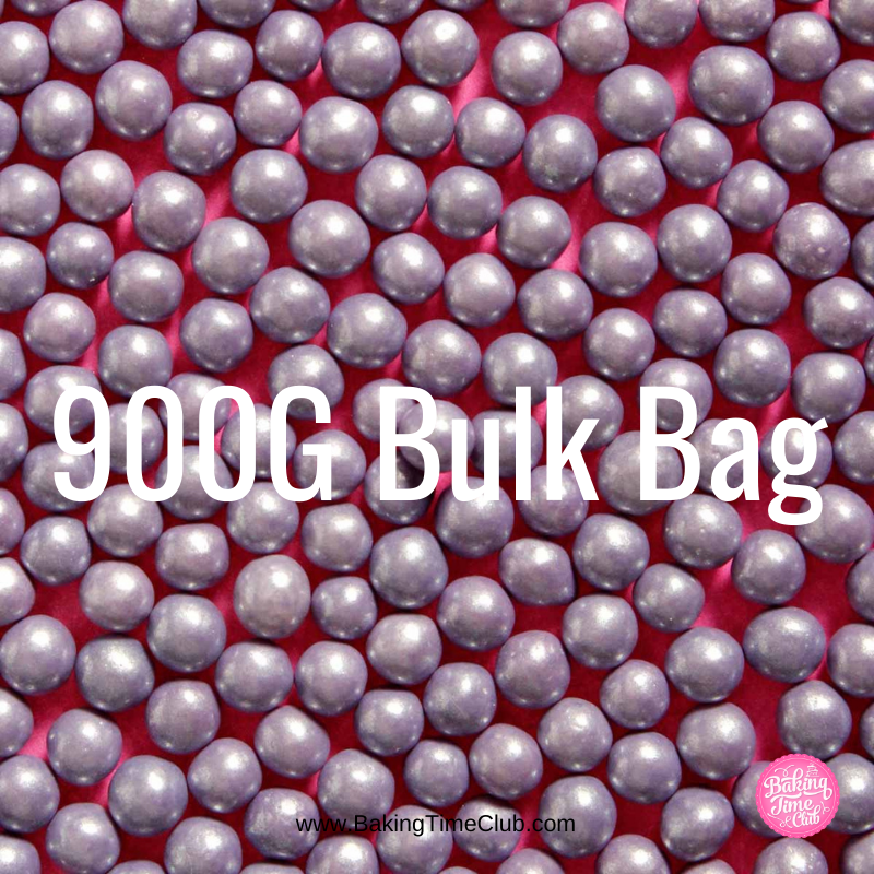 Bulk Bag - Purple 4mm Edible Pearls  (Best Before 30 Jun 2025)
