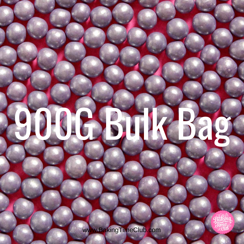 Bulk Bag - Purple 4mm Edible Pearls  (Best Before 30 Jun 2024)