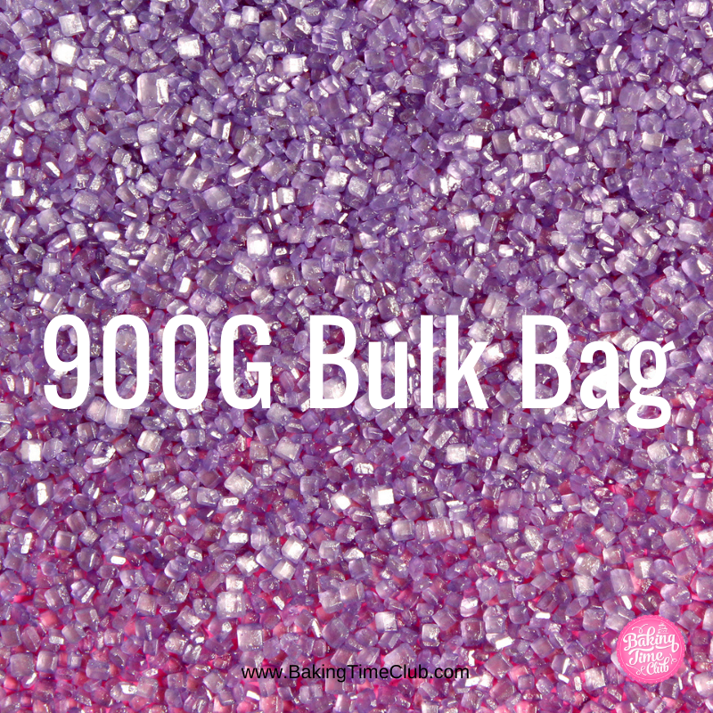 Bulk Bag - Purple Sparkly Sanding Sugar (Best Before 30 Jun 2025)