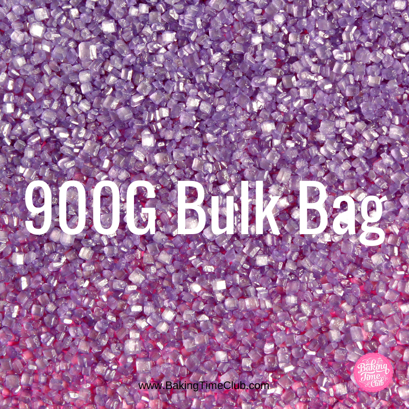 Bulk Bag - Purple Sparkly Sanding Sugar (Best Before 31 Dec 2024)