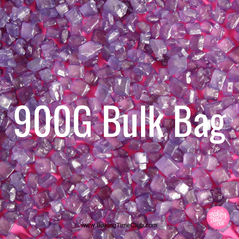 Bulk Bag - Purple Sugar Crystals Sprinkles (Best Before 30 Jun 2025)