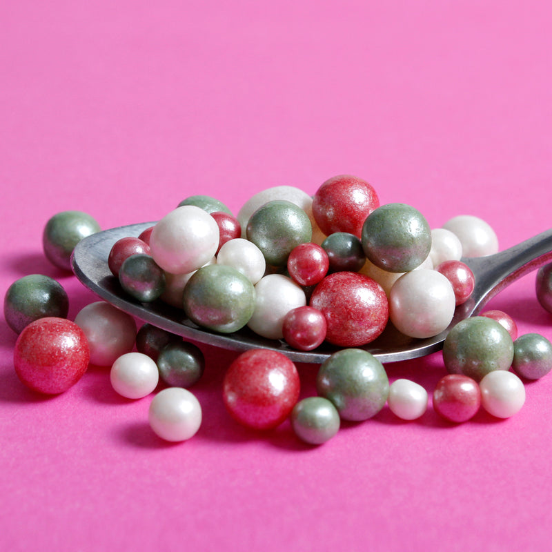 Christmas Pearls Sprinkles (Best Before 30 Jun 2024)