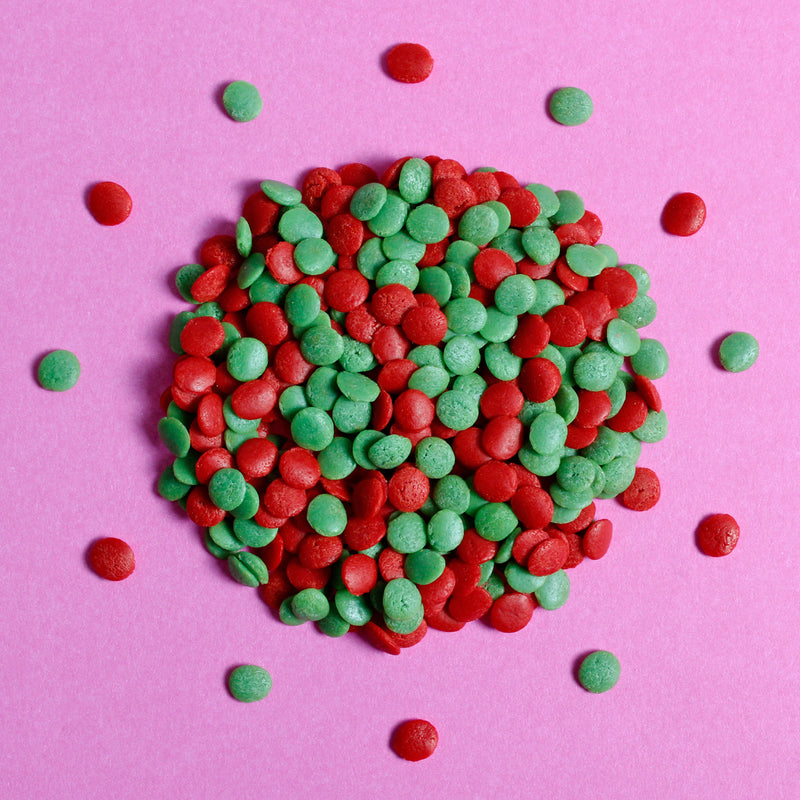 Christmas REGULAR Confetti Sequins Red Green Sprinkles (Best Before 30 Jun 2024)