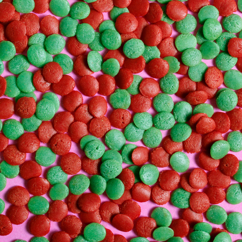 Christmas REGULAR Confetti Sequins Red Green Sprinkles (Best Before 30 Jun 2024)