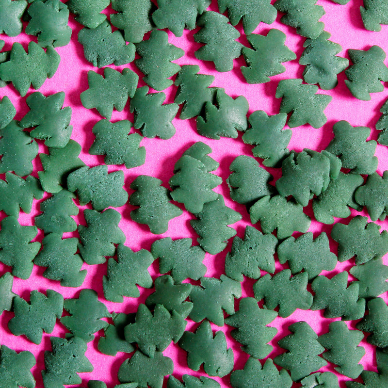 Bulk Bag - Green Christmas Trees Confetti Sprinkles (Best Before 30 Jun 2025)