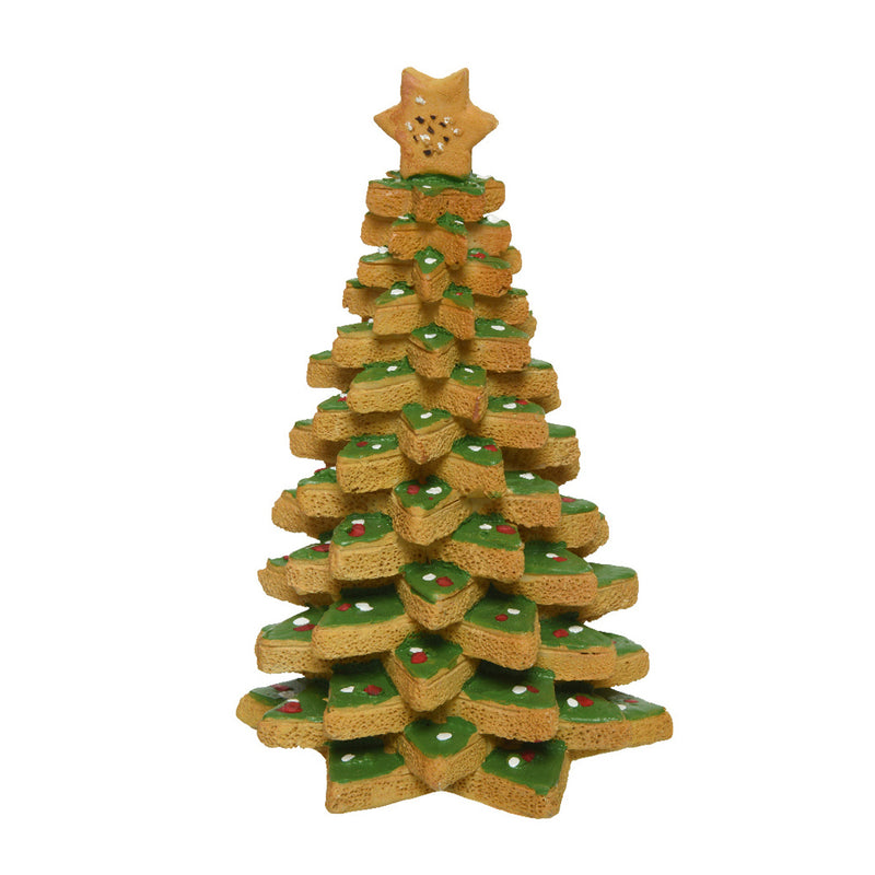 Cookie Tree Green Gingerbread Stars Christmas Resin Decoration