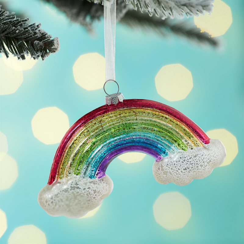 Glaze Rainbow Hanging Decoration Bauble