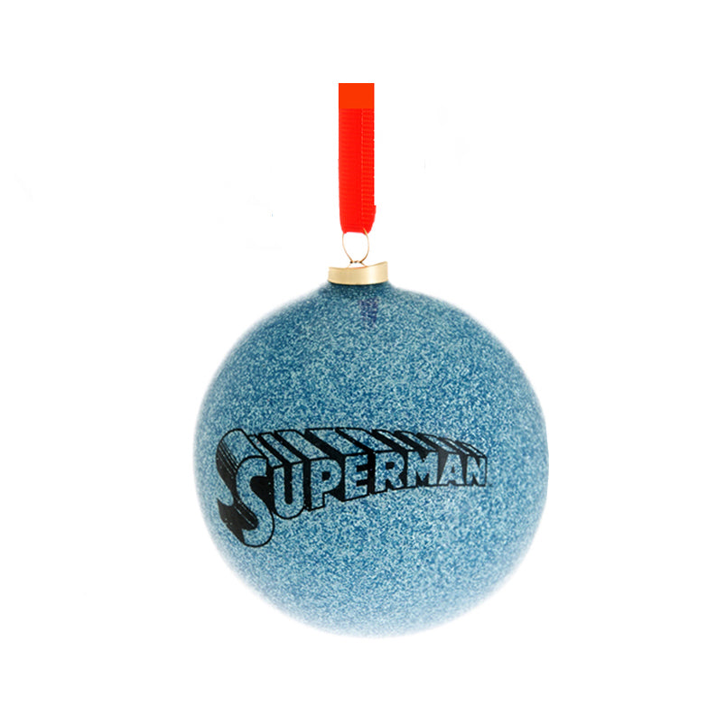 Set of 7 DC Superman Comic Baubles Hanging Christmas Tree Decorations