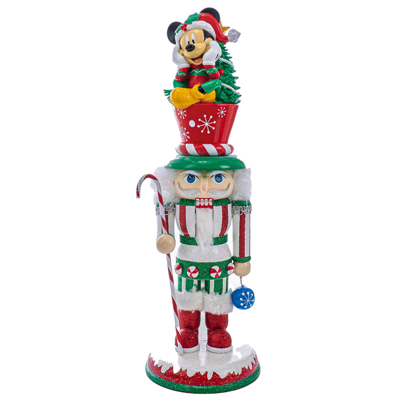 Hollywood Mickey Mouse 14" Wooden Nutcracker Christmas Disney Decoration