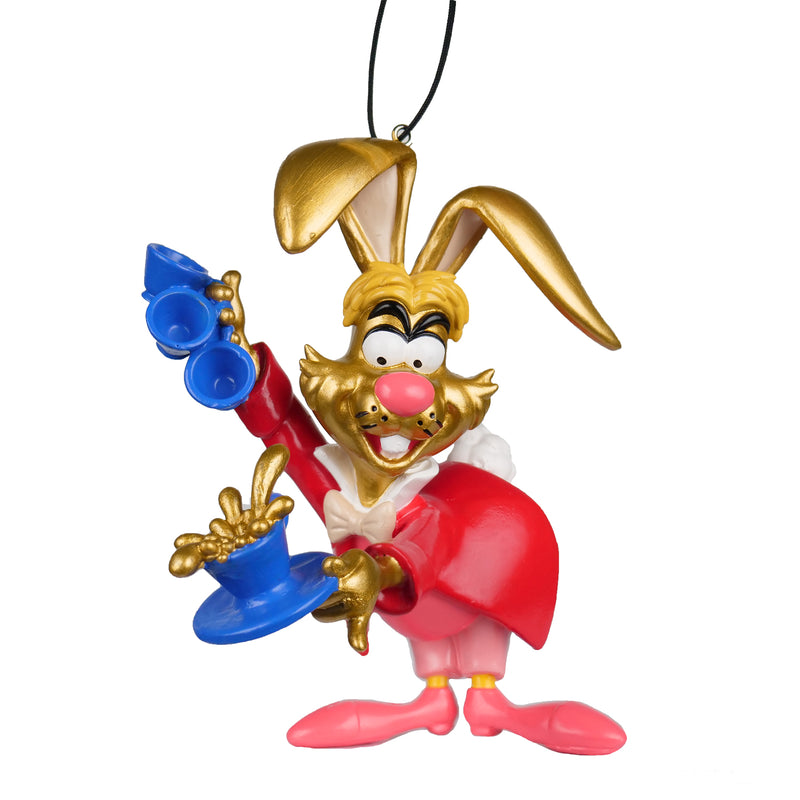 March Hare Alice in Wonderland 3D Shaped Hanging Christmas Tree Decoration Disney Bauble