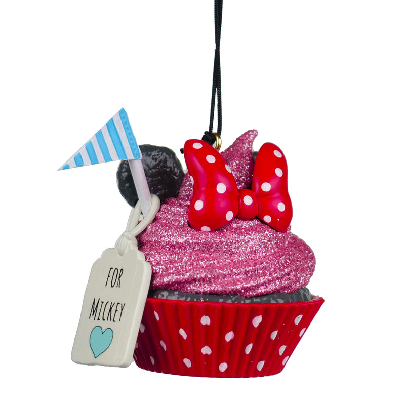 Minnie Mouse 3D Cupcake Hanging Christmas Decoration Disney Bauble