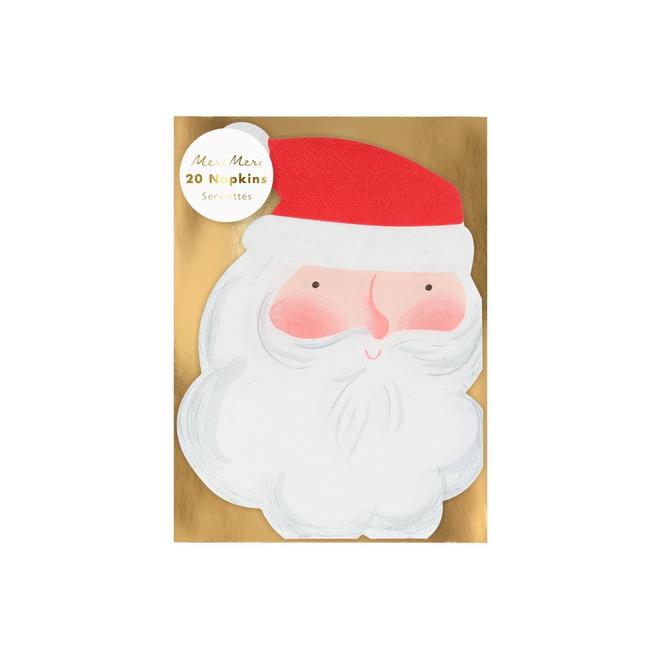 Jolly Santa Napkins Pack of 20