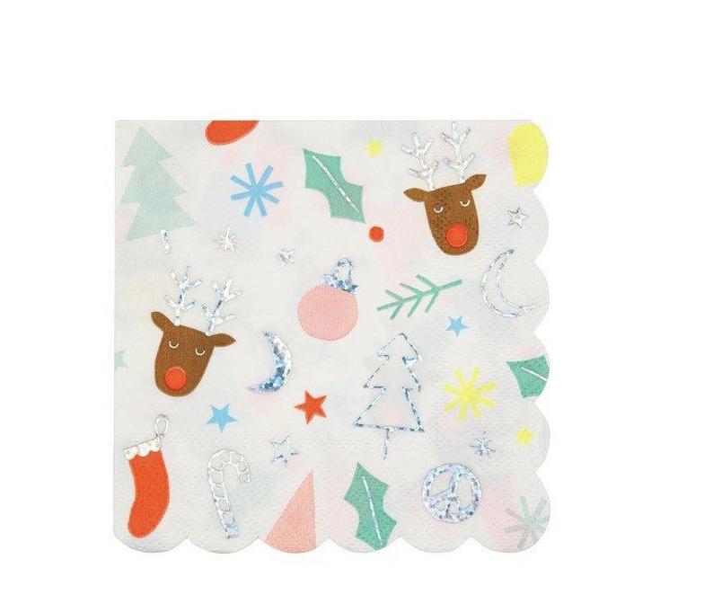 Festive Fun Small Napkins Pack of 16