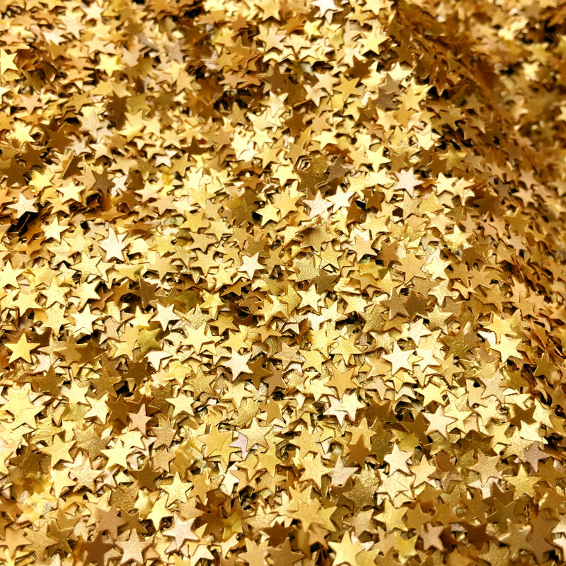 Luxury Gold Glitter Star Sprinkles (Made to order)