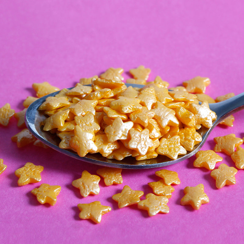 Gold Stars Confetti Sprinkles (Best Before 30 Jun 2024)