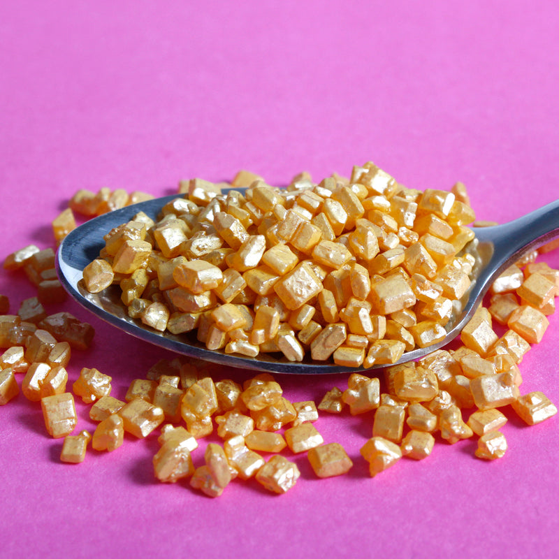 Gold Sugar Crystals Sprinkles (Best Before 31 Dec 2023)