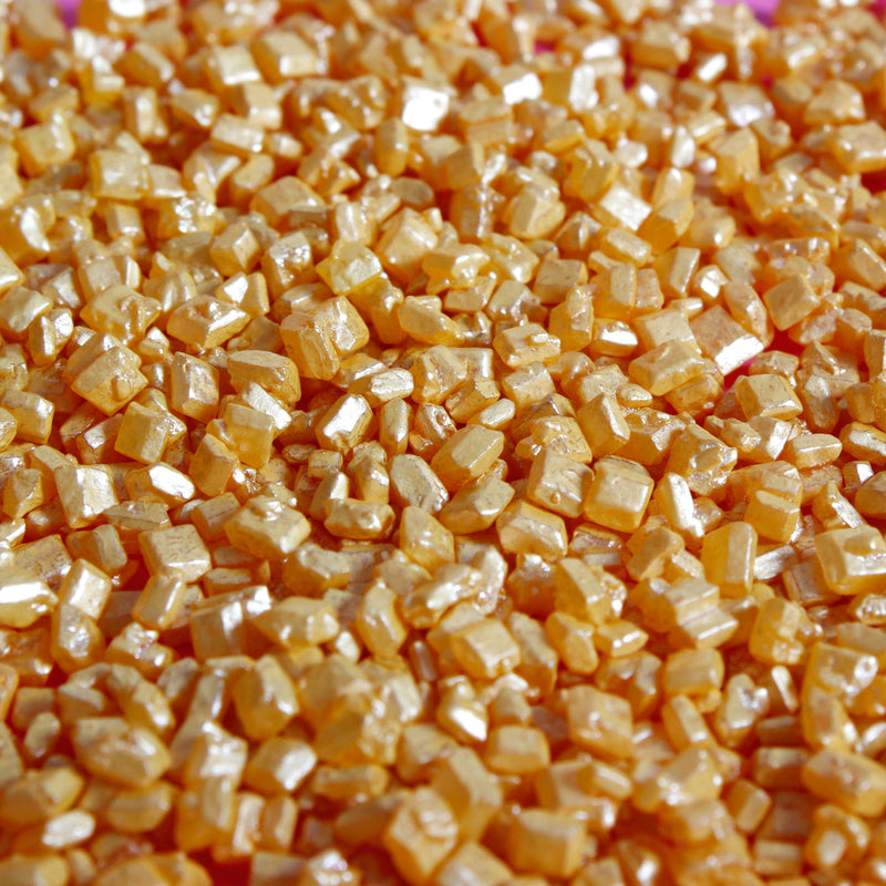 Gold Sugar Crystals Sprinkles (Best Before 30 Jun 2025)