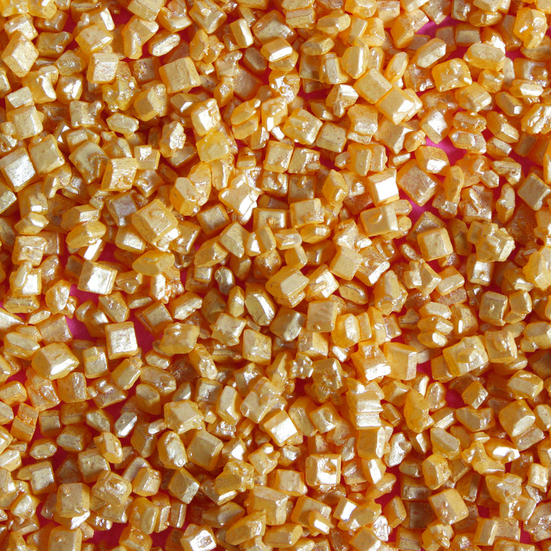 Bulk Bag - Gold Sugar Crystals Sprinkles (Best Before 31 Dec 2023)