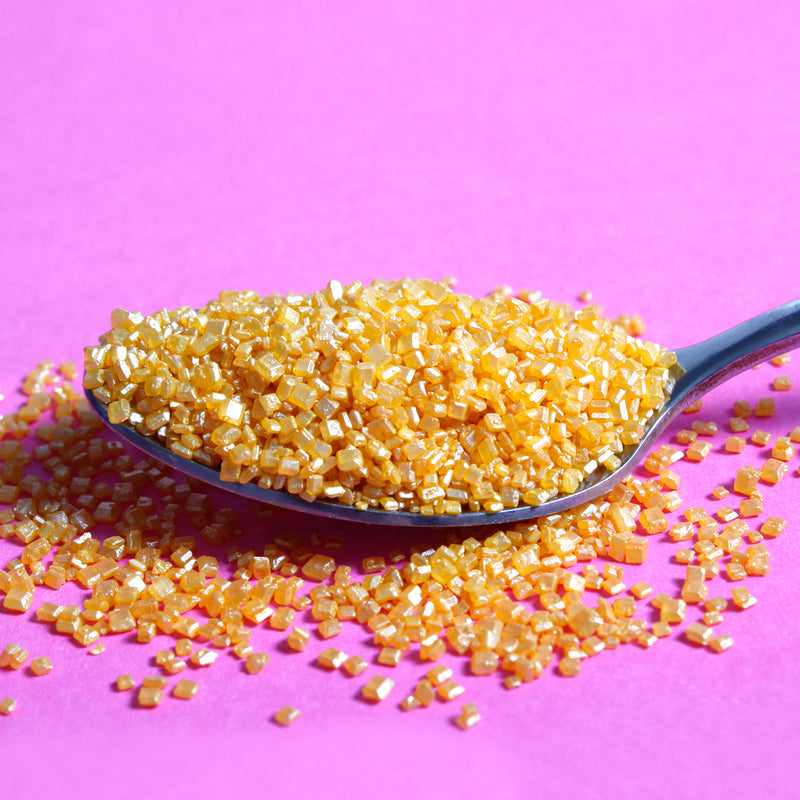Gold Sparkly Sanding Sugar Cake Sprinkles (Best Before 30 Jun 2025)