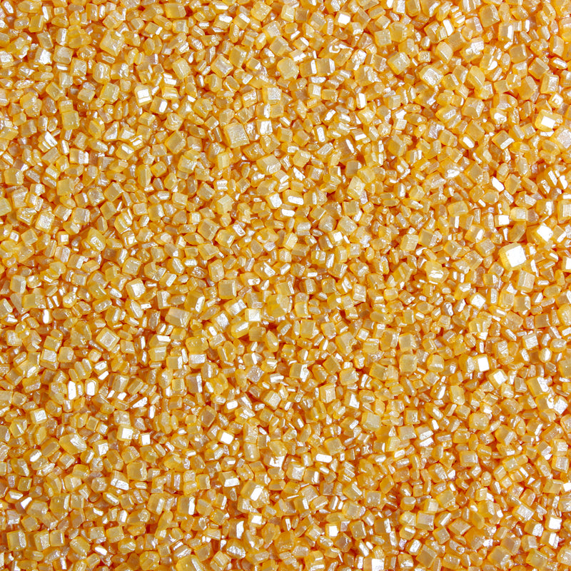 Bulk Bag - Gold Sparkly Sanding Sugar Cake Sprinkles (Best Before 28 Dec 2024)