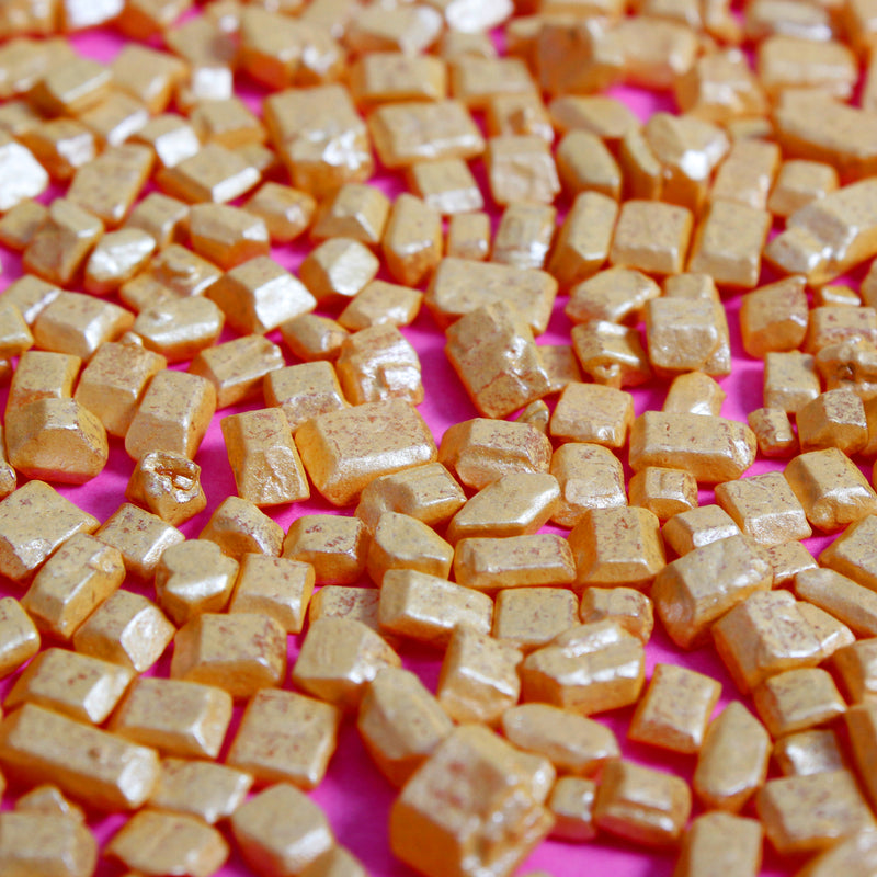 Bulk Bag - Gold Sugar Rocks Sprinkles (Best Before 30 Jun 2025)