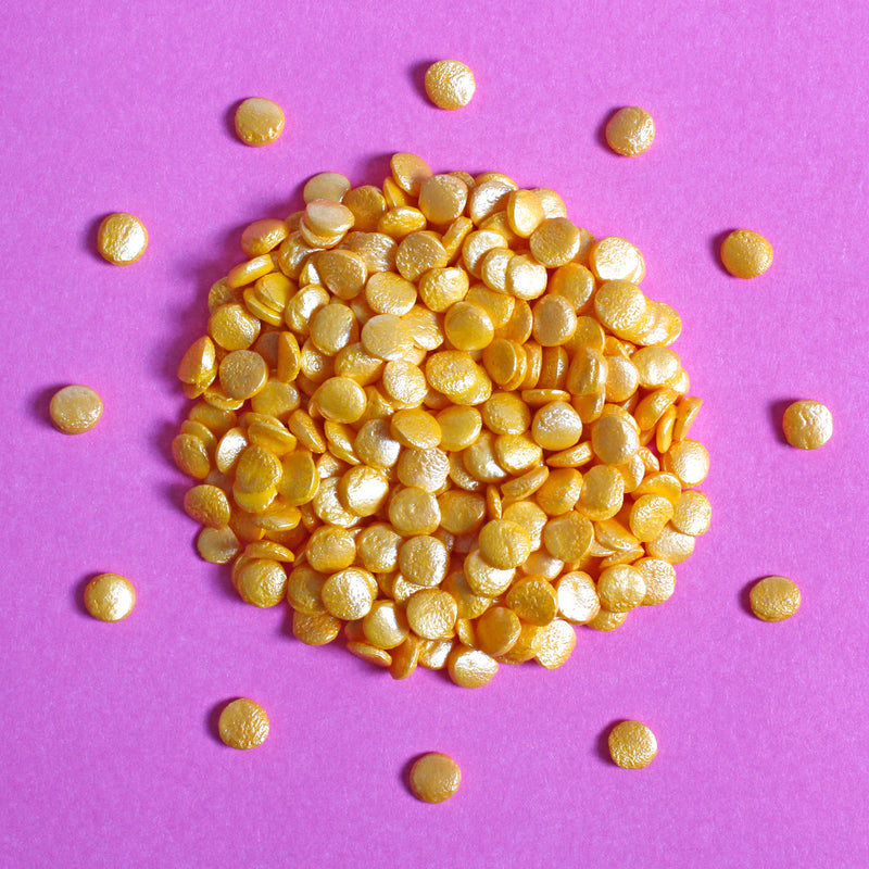 Gold REGULAR Confetti Sequins Sprinkles (Best Before 30 Jun 2024)