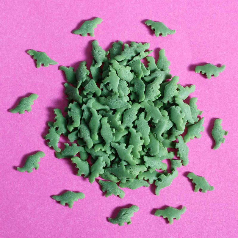 Green Dinosaur Confetti Sprinkles (Best Before: 31 Dec 2024)