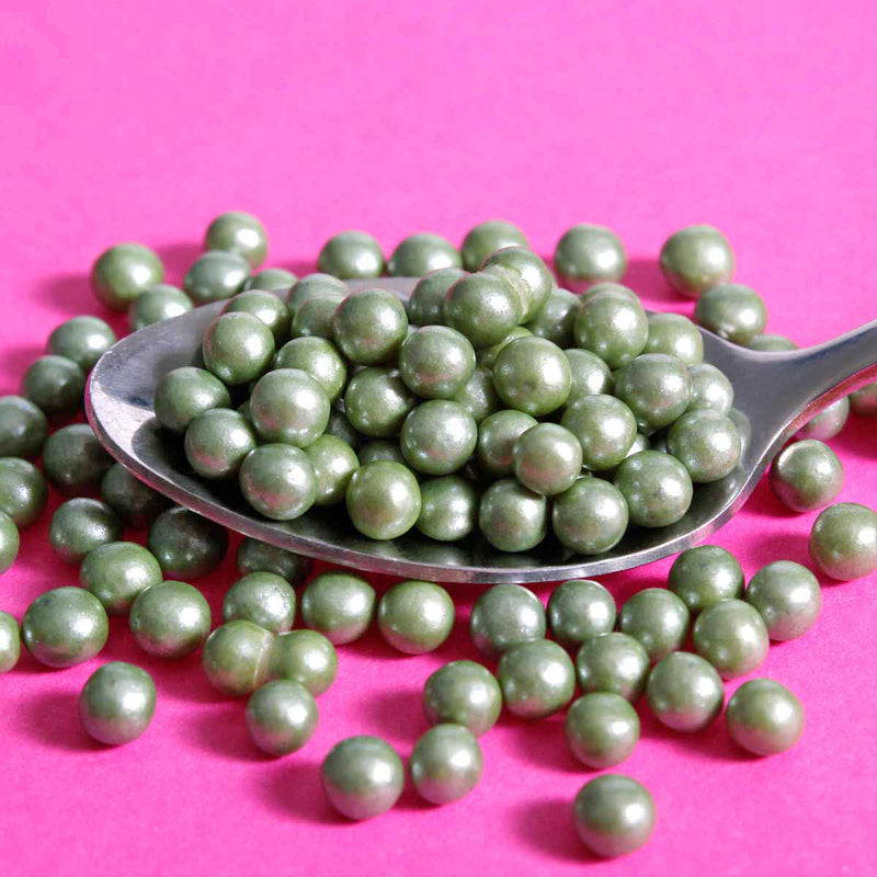 Bulk Bag - Green 4mm Pearls (Best Before 30 Jun 2024)