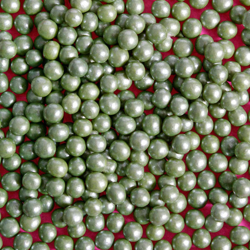 Bulk Bag - Green 4mm Pearls (Best Before 30 Jun 2024)