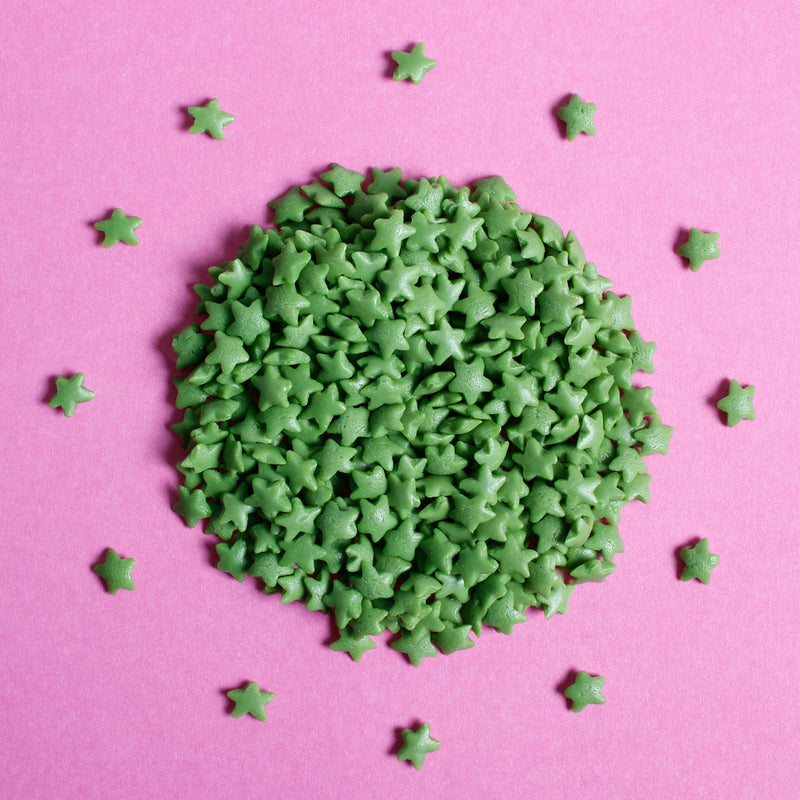 Green Stars Confetti Sprinkles (Best Before 30 Jun 2024)