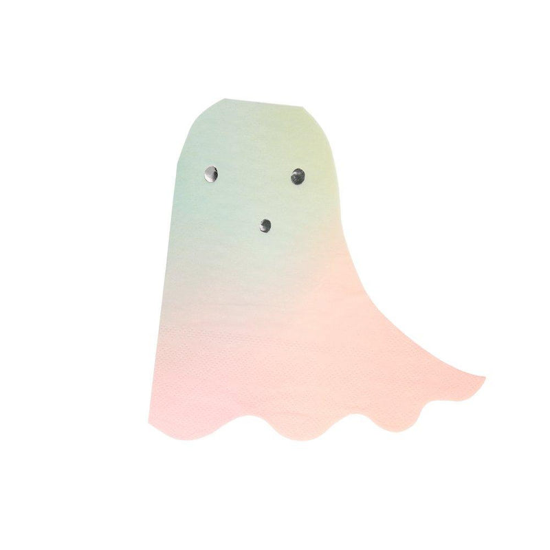 Pastel Ombre Halloween Ghost Napkins Pack of 16