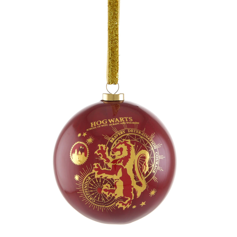 Harry Potter Hogwarts Yule Houses 6 Piece Set Hanging Christmas Tree Decoration Baubles